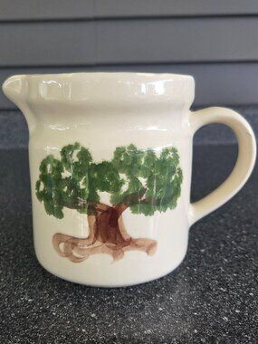 Alpine Pottery Pitcher and Casserole Tree 2000 2003 Limited Editions 2 Pieces